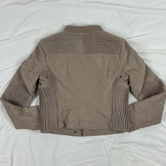Zara Faux Suede Bomber | Medium - Picture 5 of 5